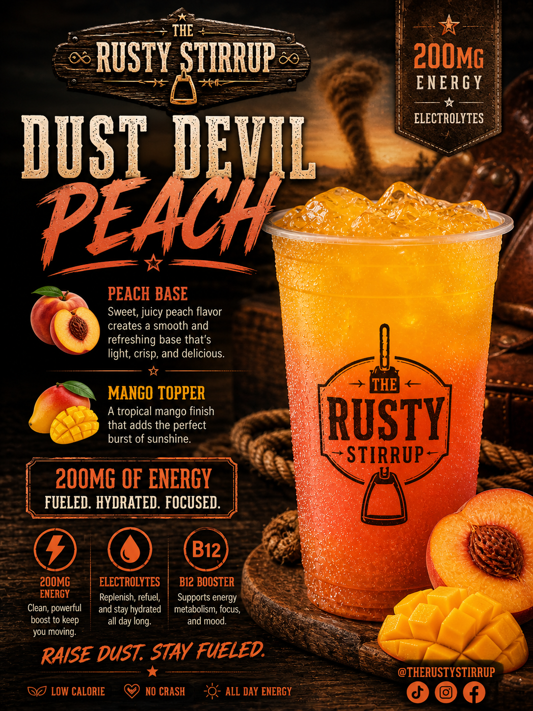 Dust devil peach