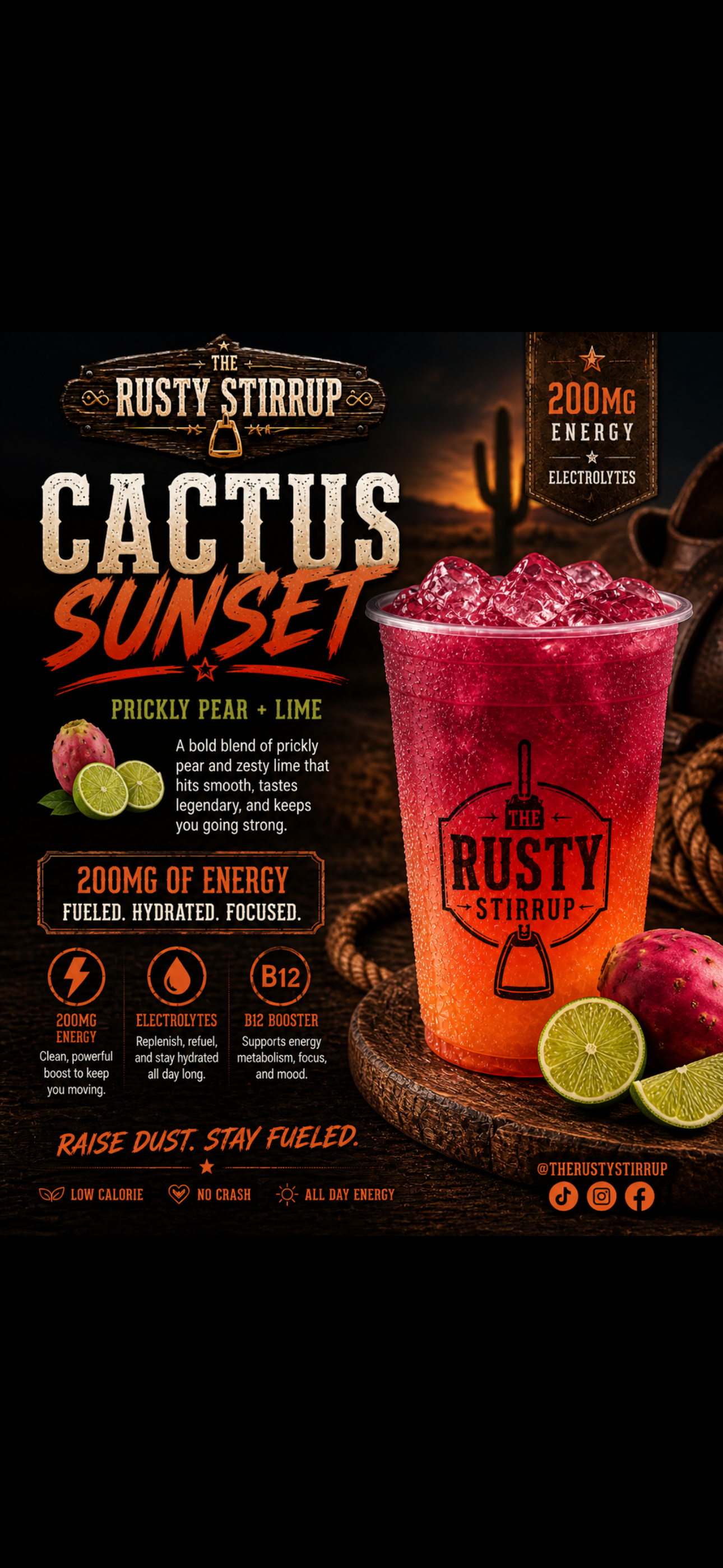 Cactus sunset